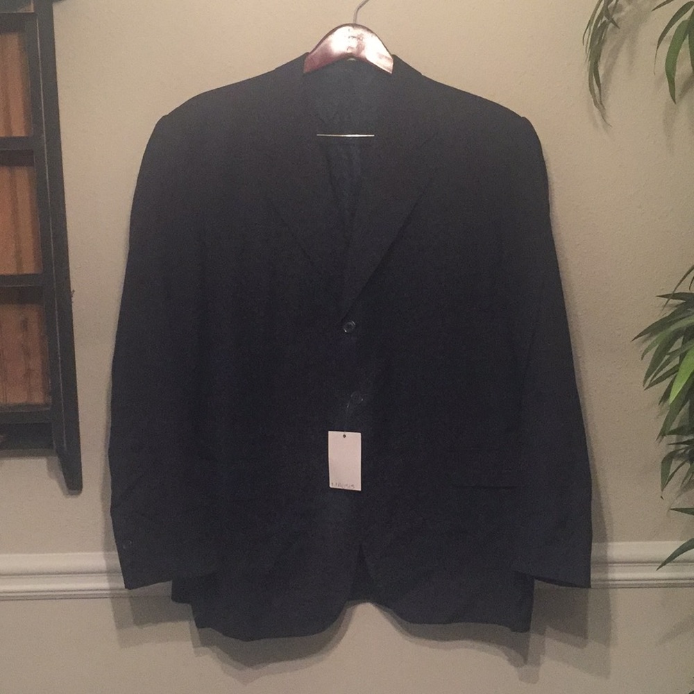 Randazzo Men’s Blazer Navy Plaid 46L